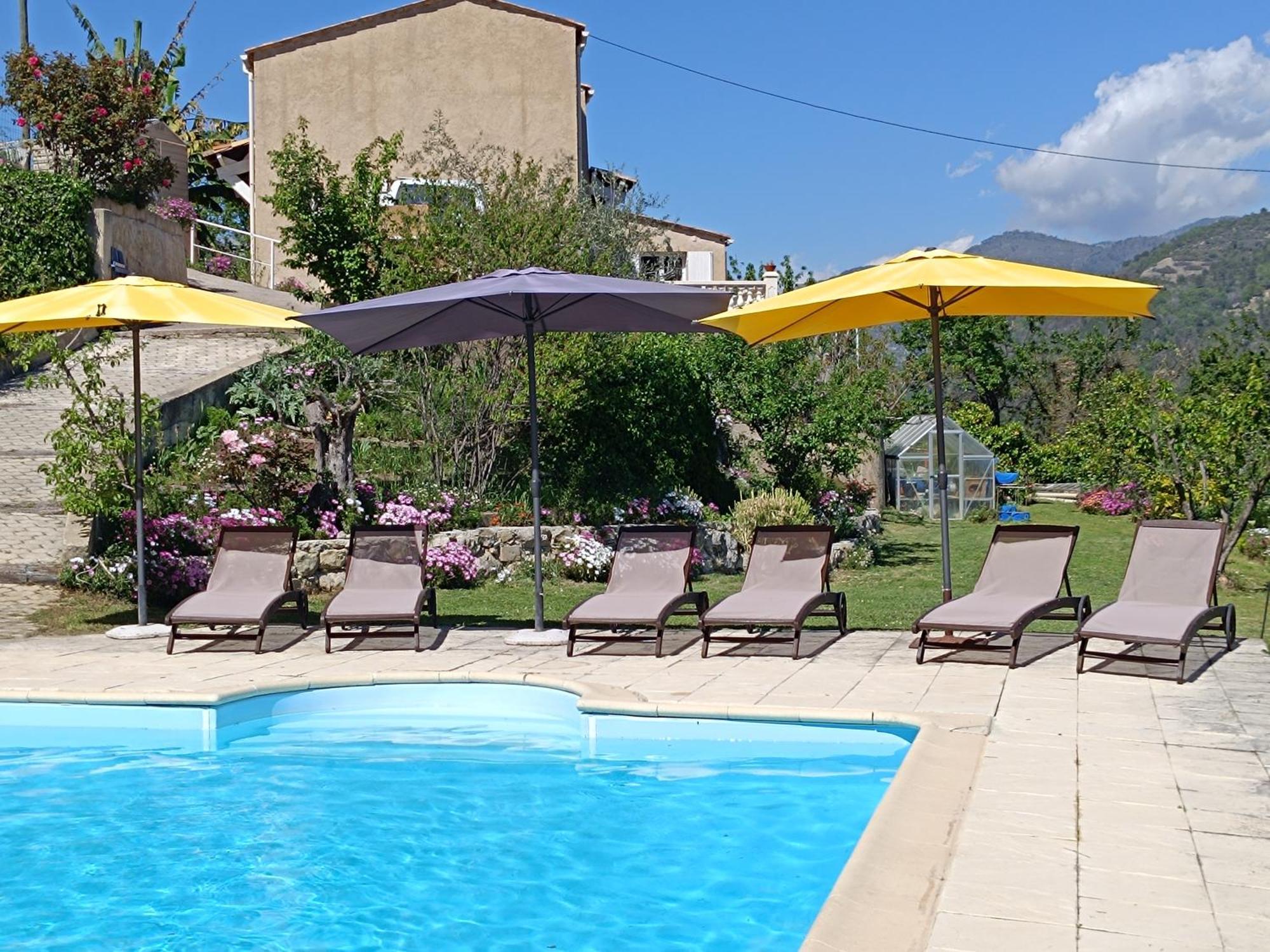 Studio le romantique à 20 kms de Nice Bendéjun Exterior foto