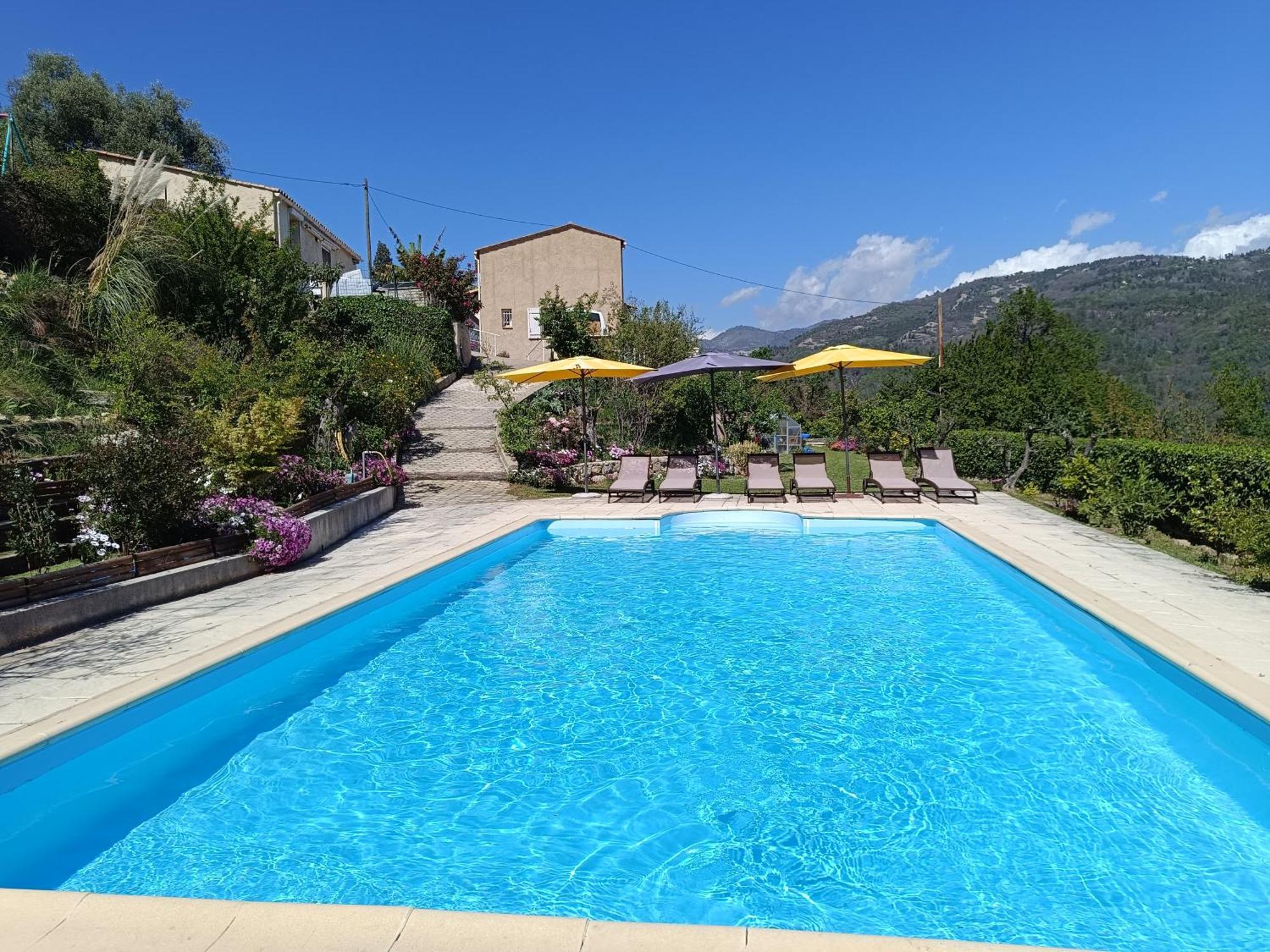 Studio le romantique à 20 kms de Nice Bendéjun Exterior foto