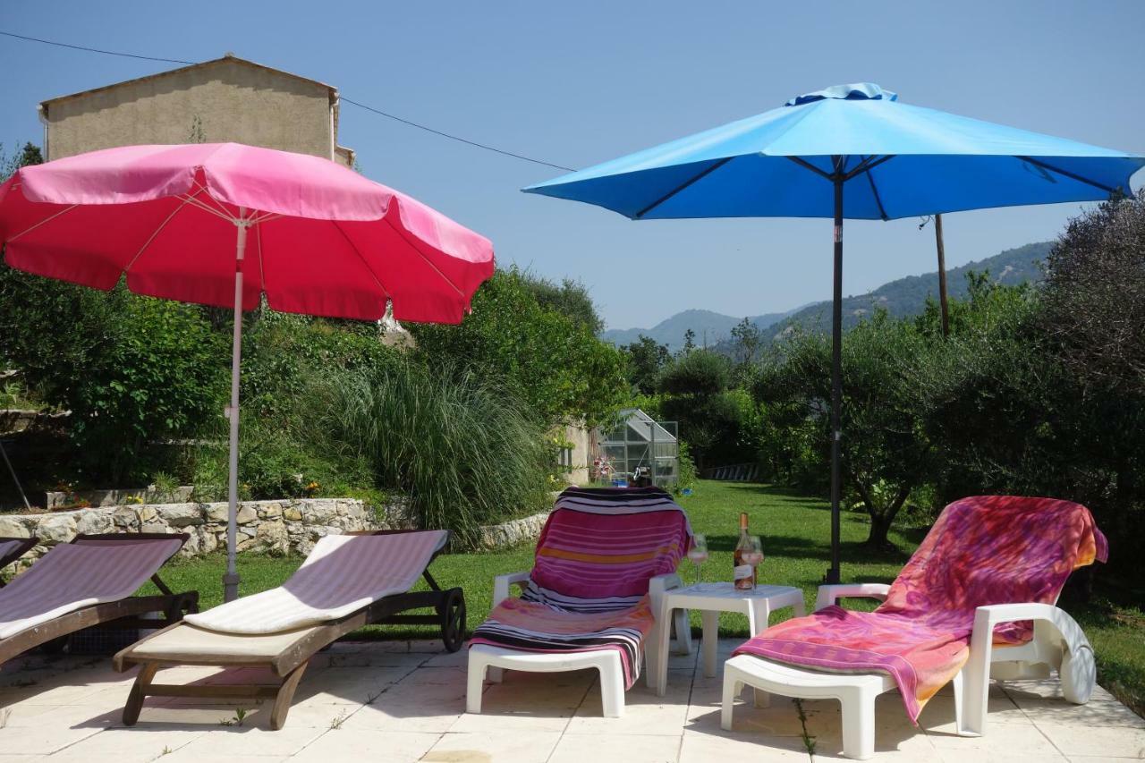 Studio le romantique à 20 kms de Nice Bendéjun Exterior foto