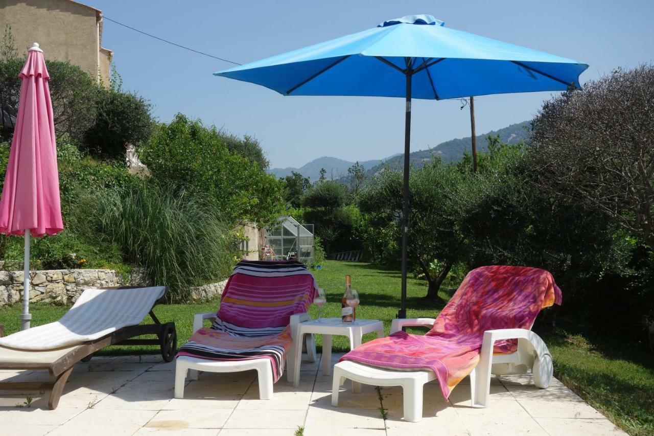 Studio le romantique à 20 kms de Nice Bendéjun Exterior foto
